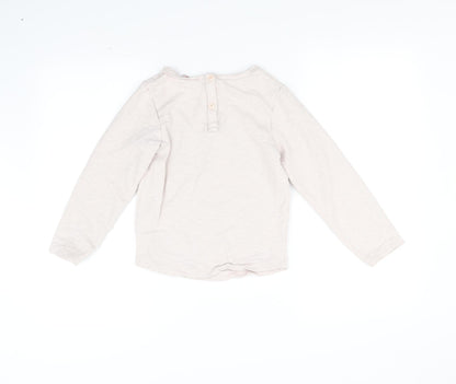 Next Girls Pink   Pullover Jumper Size 9 Years