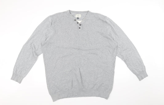 George Mens Grey   Pullover Jumper Size 2XL