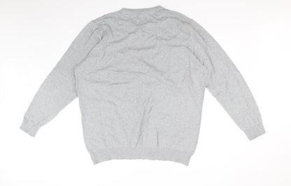 George Mens Grey   Pullover Jumper Size 2XL