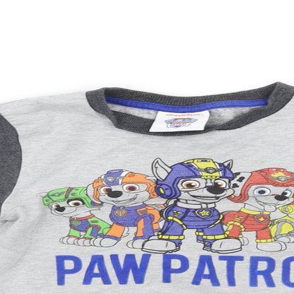 Nickelodeon Boys Grey   Pullover Jumper Size 3-4 Years