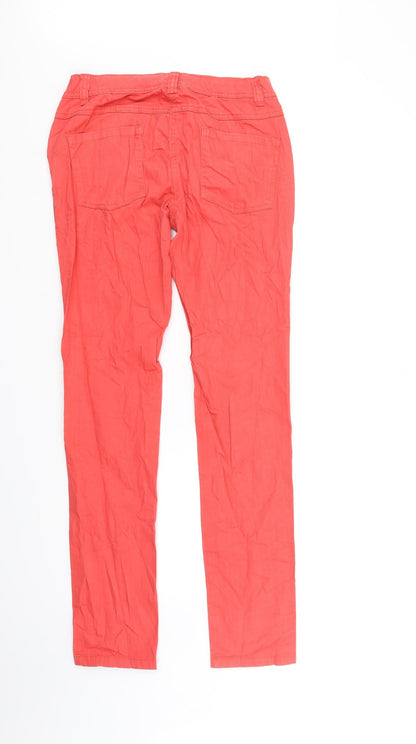 Tom Taylor Womens Orange   Straight Jeans Size L L34 in