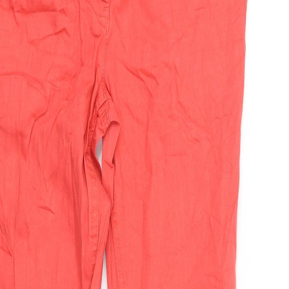 Tom Taylor Womens Orange   Straight Jeans Size L L34 in