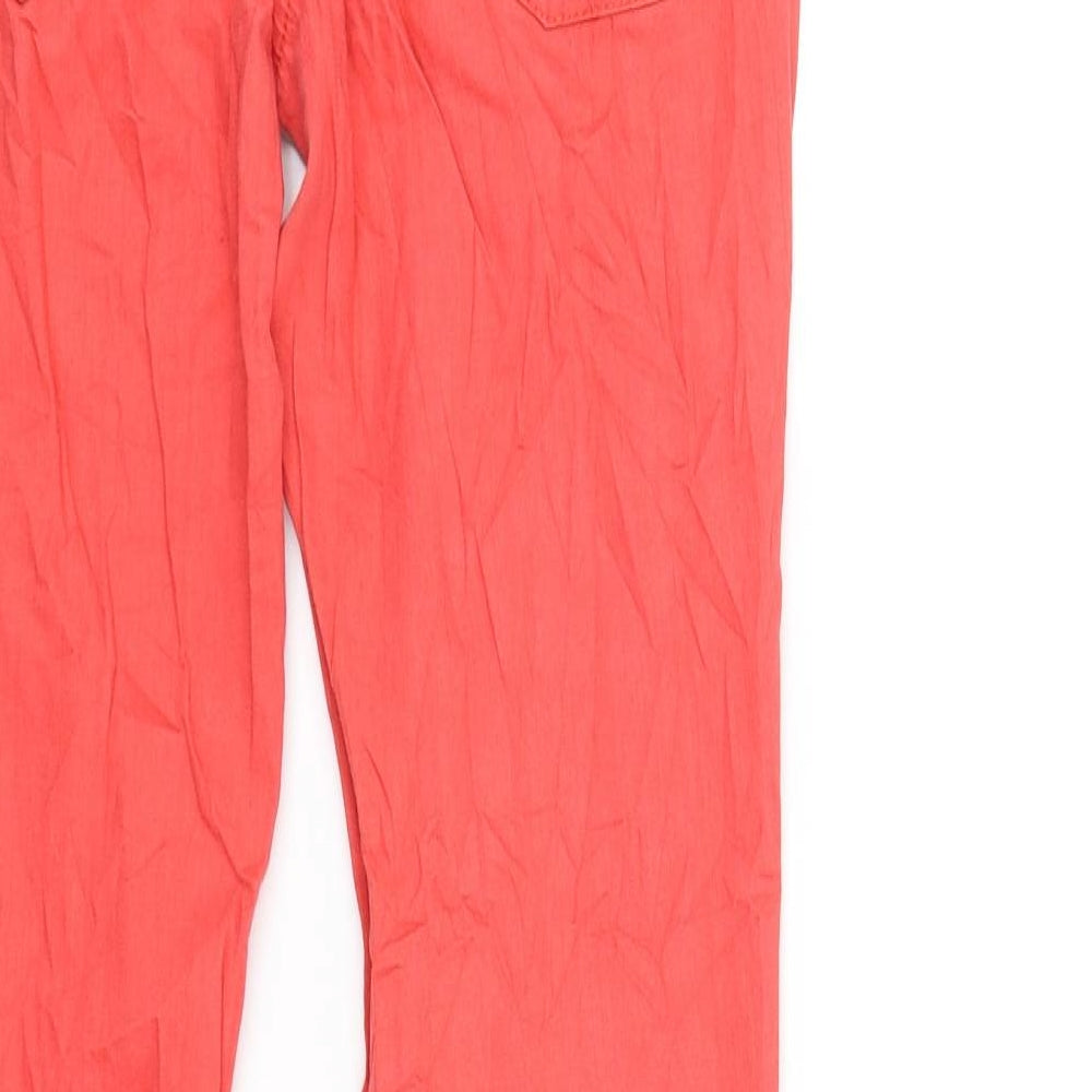 Tom Taylor Womens Orange   Straight Jeans Size L L34 in