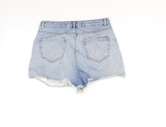 deniem & co Womens Blue   Cut-Off Shorts Size 14