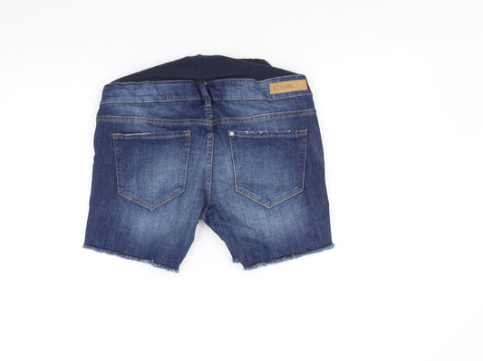 H&M Womens Blue   Cut-Off Shorts Size 10