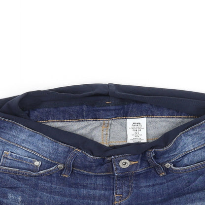 H&M Womens Blue   Cut-Off Shorts Size 10