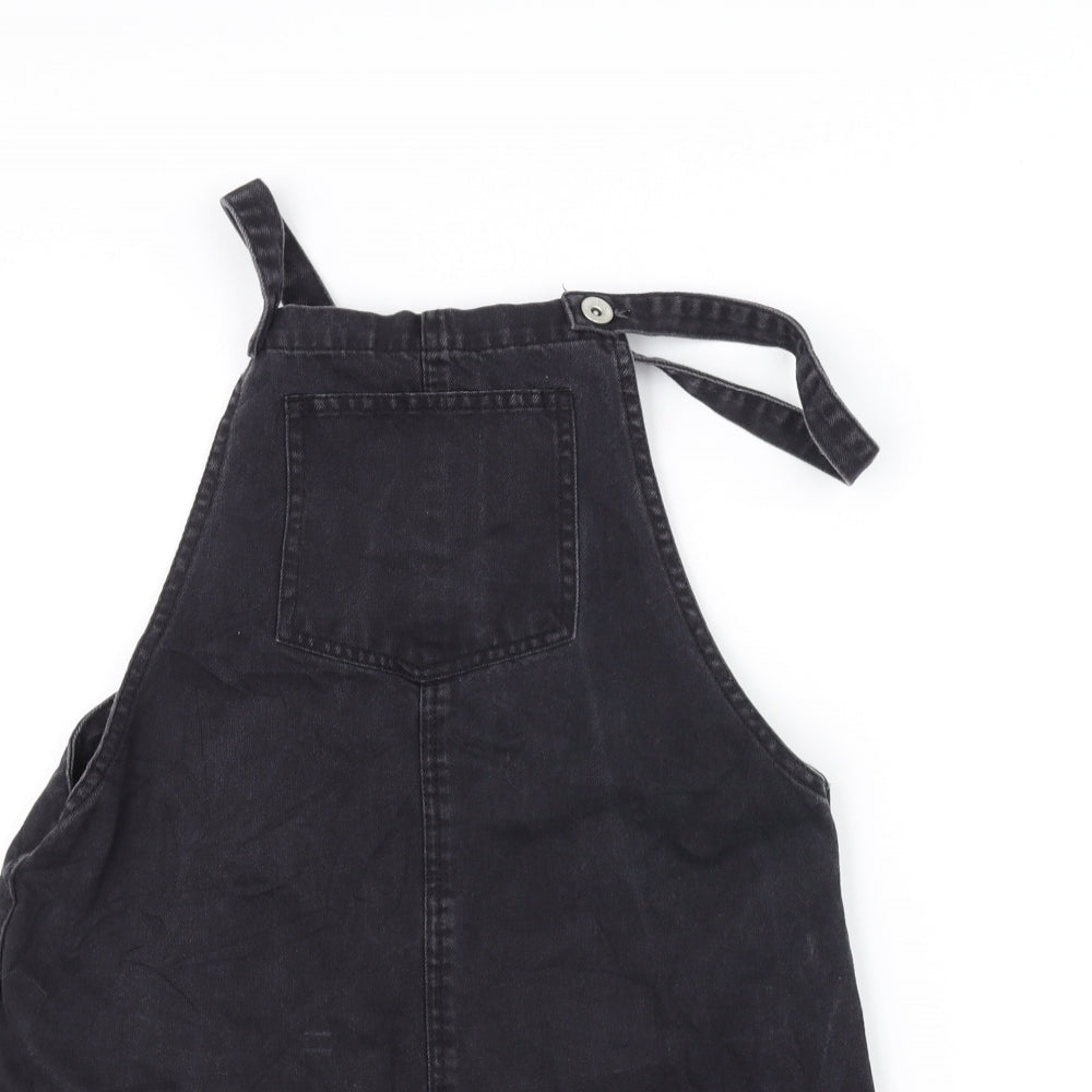 New Look Womens Grey   Dungaree One-Piece Size 8