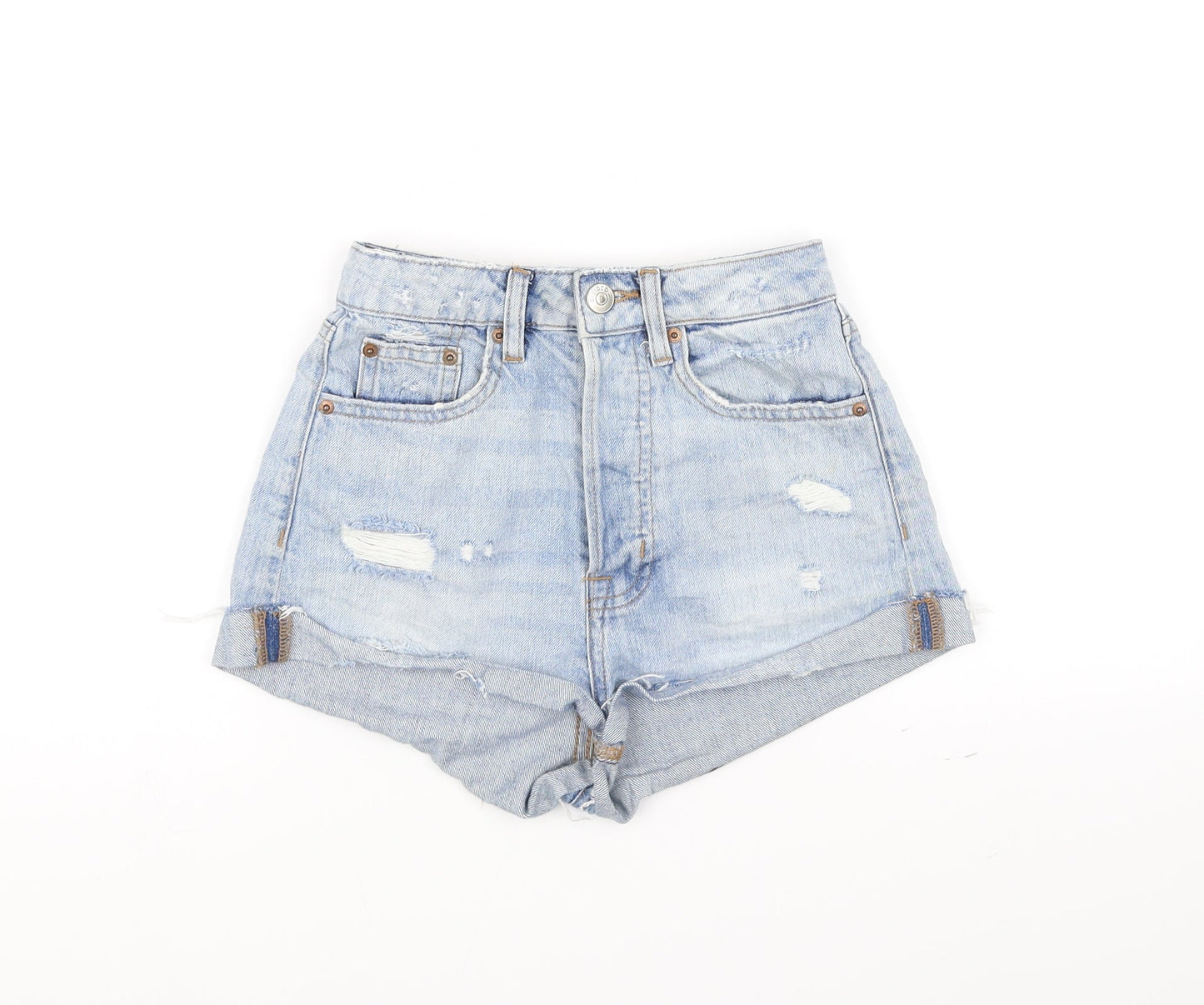 Divided Womens Blue   Cut-Off Shorts Size 4