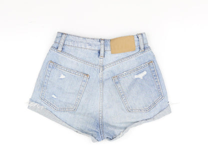 Divided Womens Blue   Cut-Off Shorts Size 4