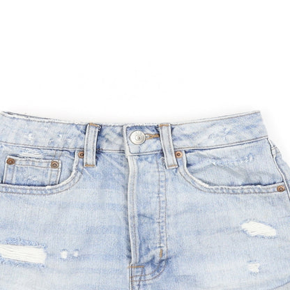 Divided Womens Blue   Cut-Off Shorts Size 4