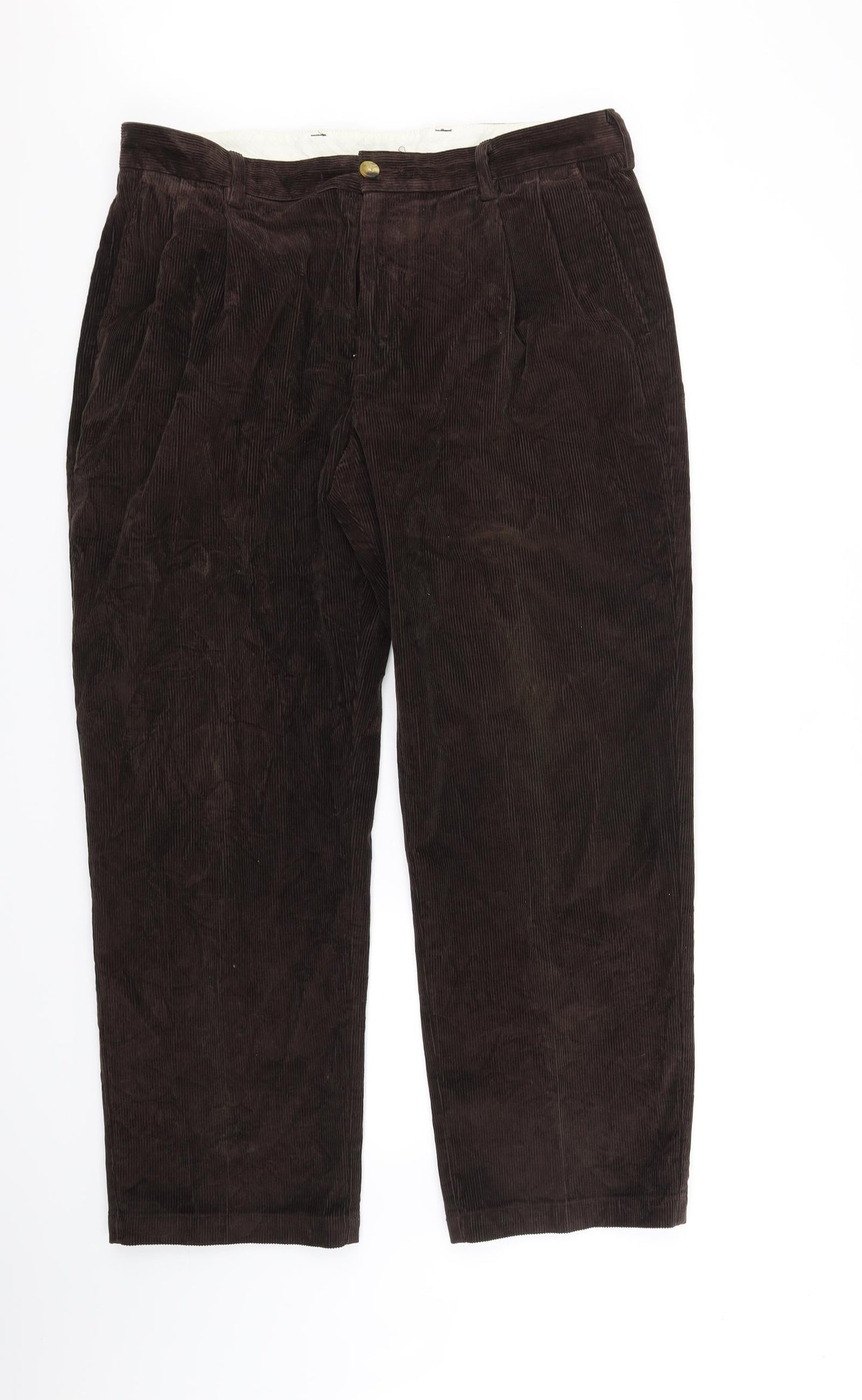 L L Bean Womens Brown   Trousers  Size 36 in L32 in