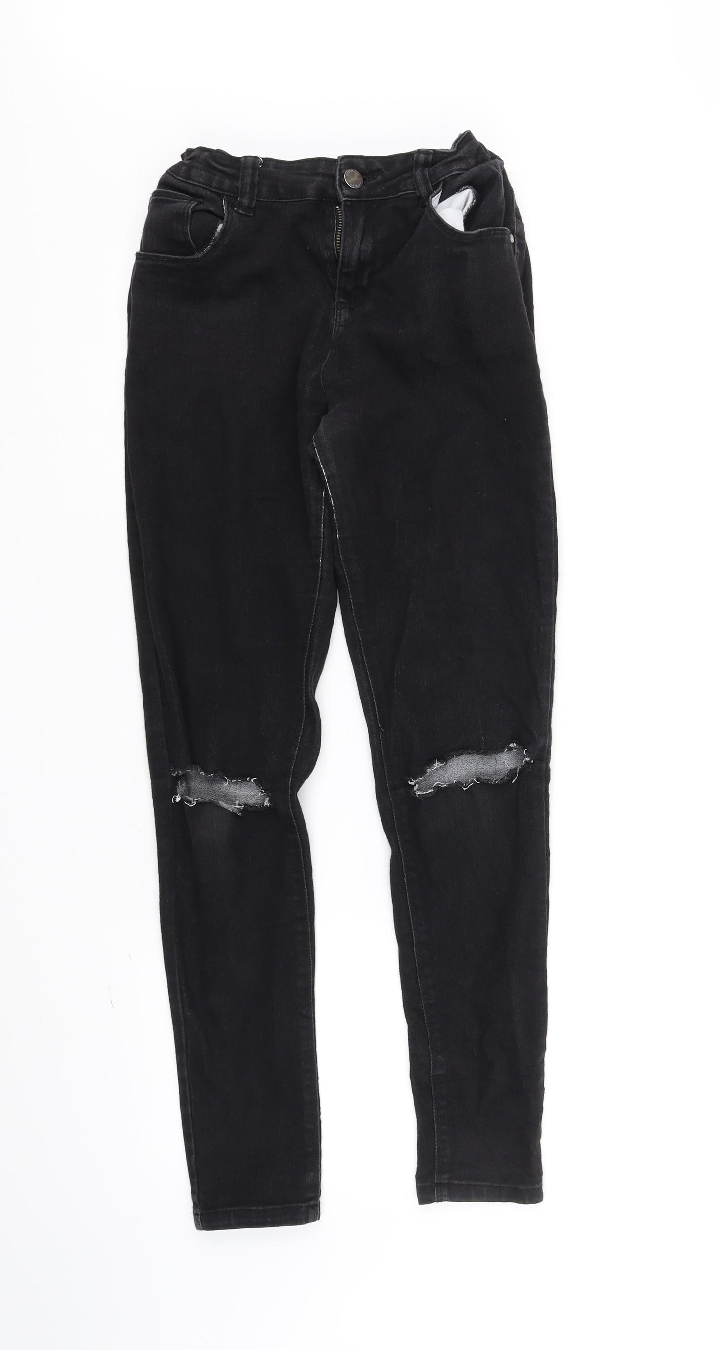 deniem & co Girls Grey   Straight Jeans Size 13-14 Years
