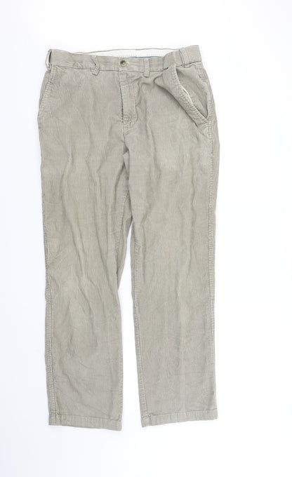 Womens UK Size L Marks and Spencer Regular Fit  Beige Trousers