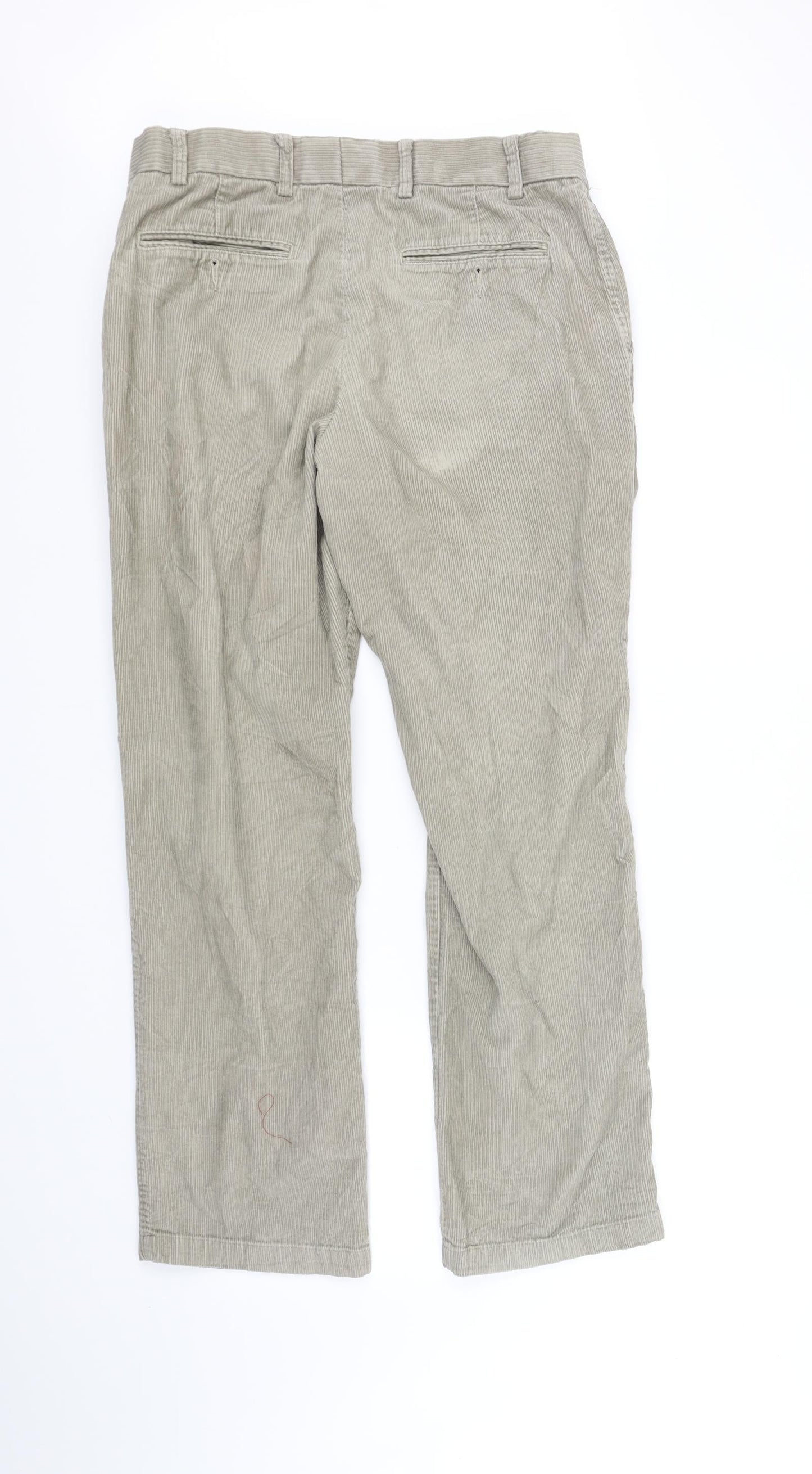 Womens UK Size L Marks and Spencer Regular Fit  Beige Trousers
