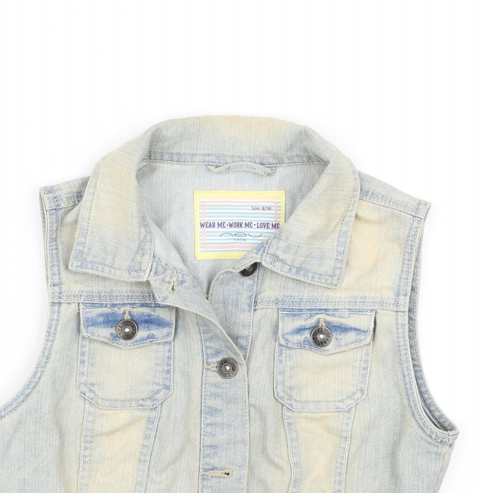 Womens UK Size 8 New Look Blue Jacket