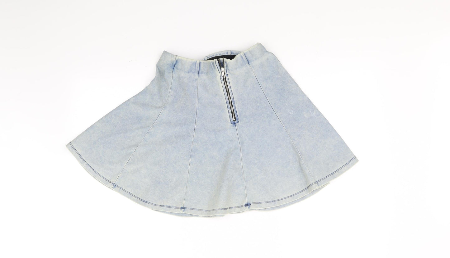 Womens UK Size 8 Topshop Flare  Skirt