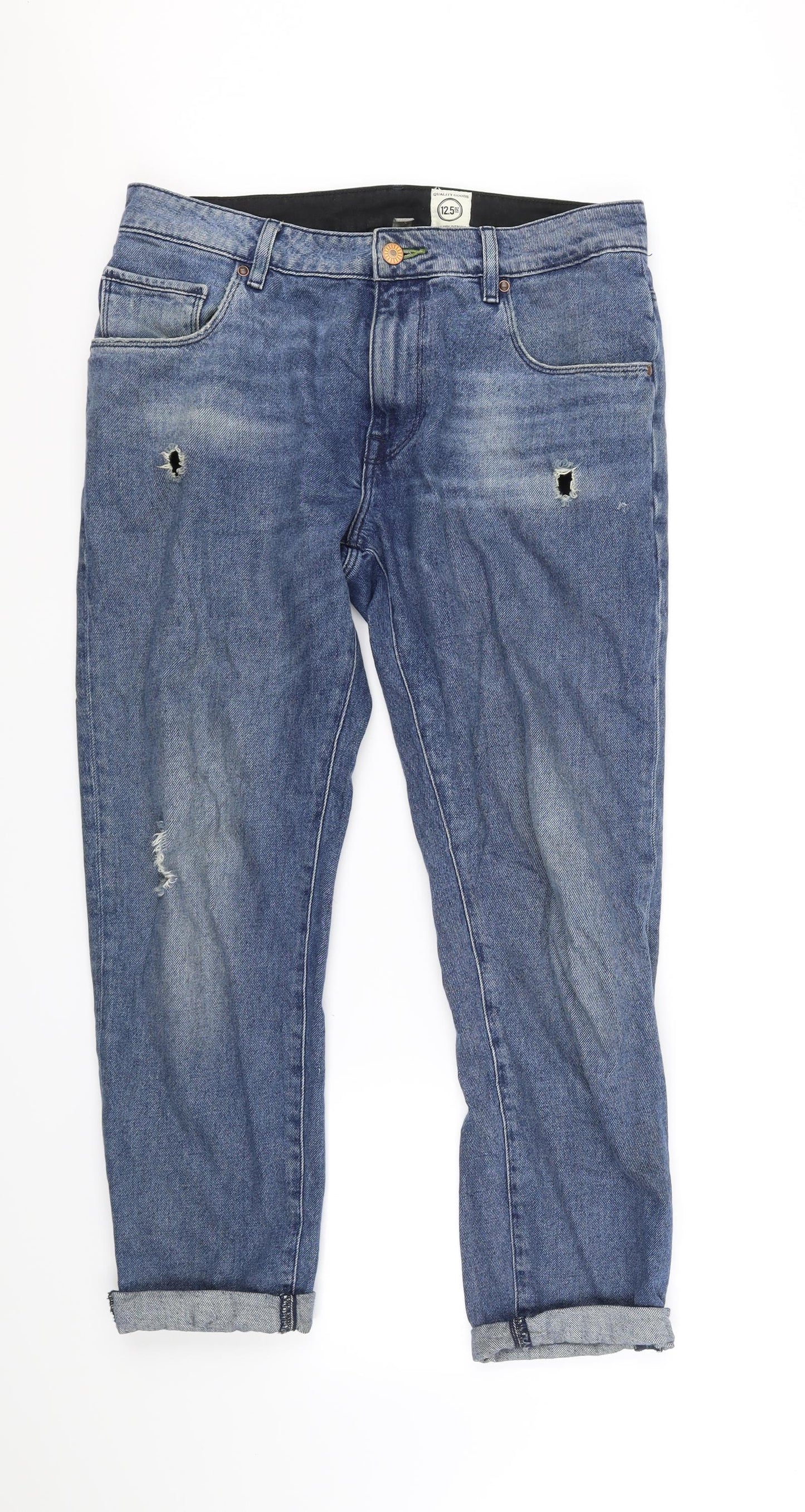 ASOS Mens Blue   Straight Jeans Size M L28 in