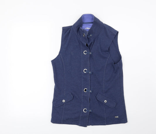 Womens UK Size 10 DASH Blue Gilet