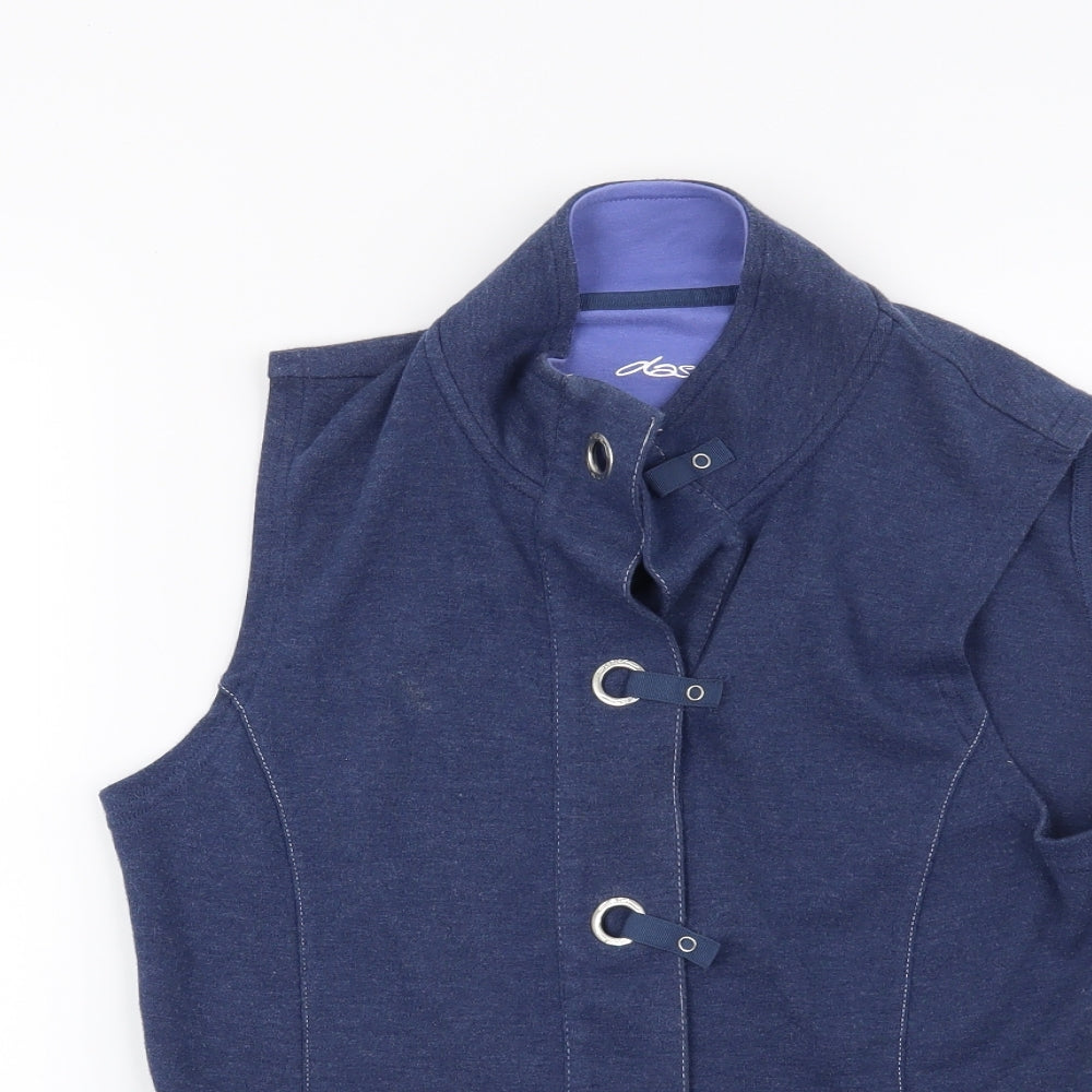 Womens UK Size 10 DASH Blue Gilet