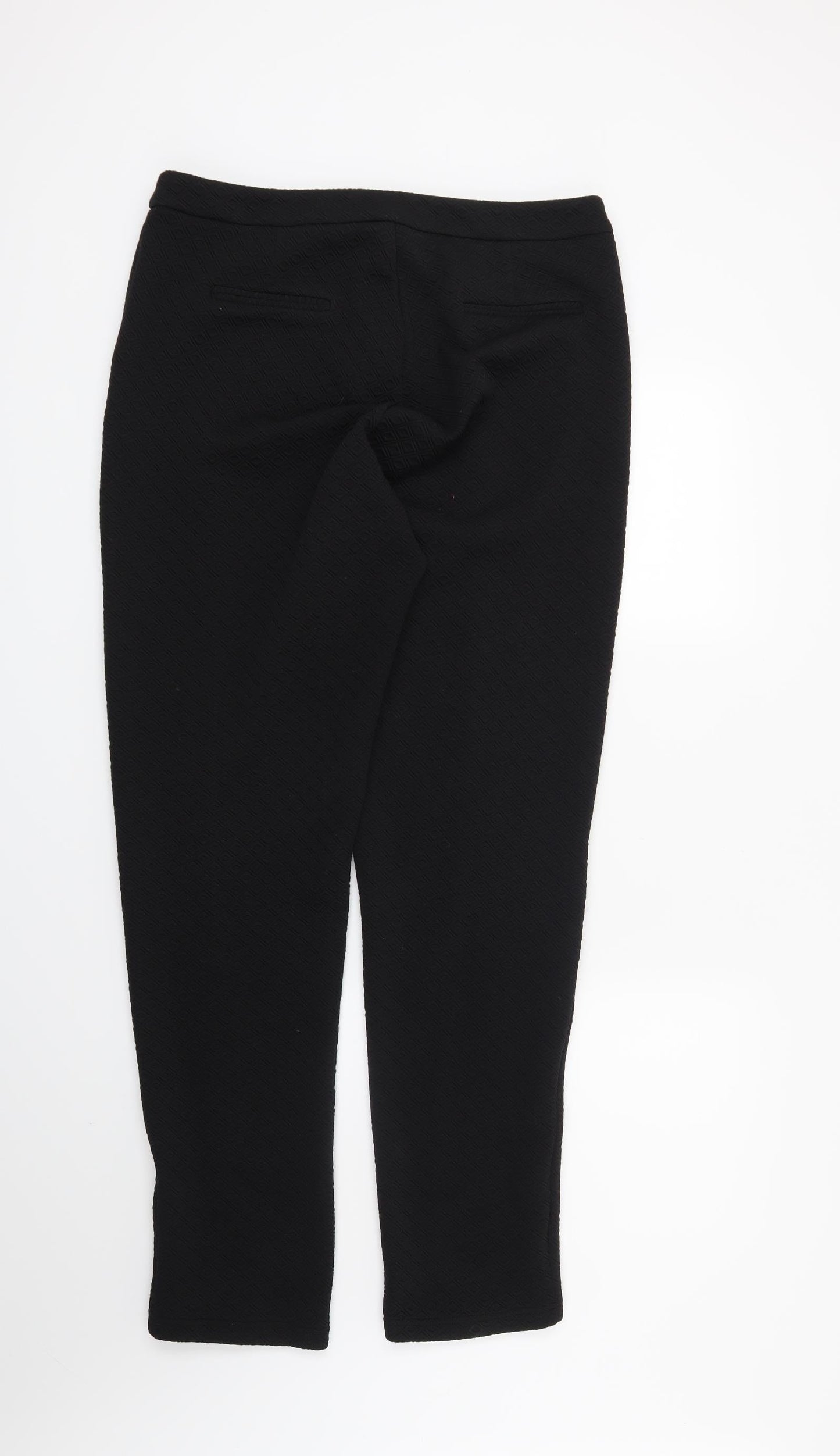Womens UK Size 14 Select Regular Fit  Black Trousers