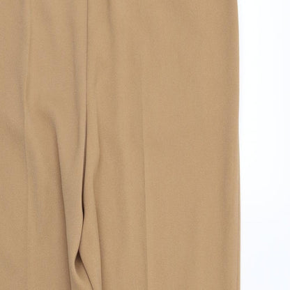 Womens UK Size 12 Dorothy Perkins Regular Fit  Brown Trousers