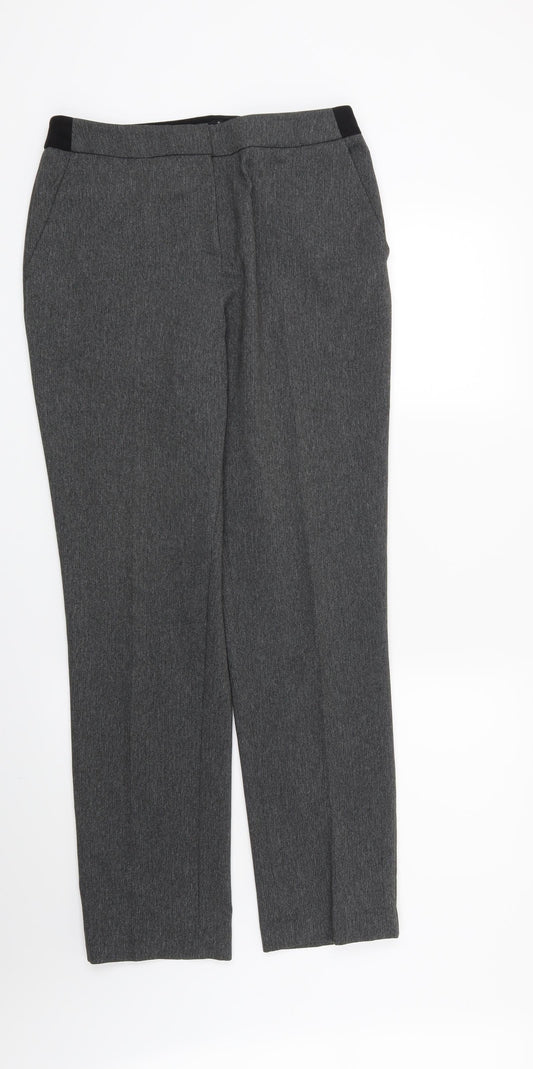 Womens UK Size 10 Papaya Regular Fit  Grey Trousers