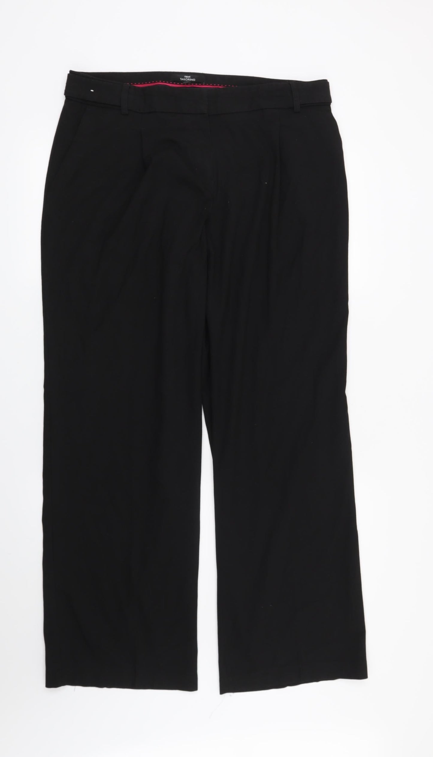 Womens UK Size 14 NEXT Regular Fit  Black Trousers