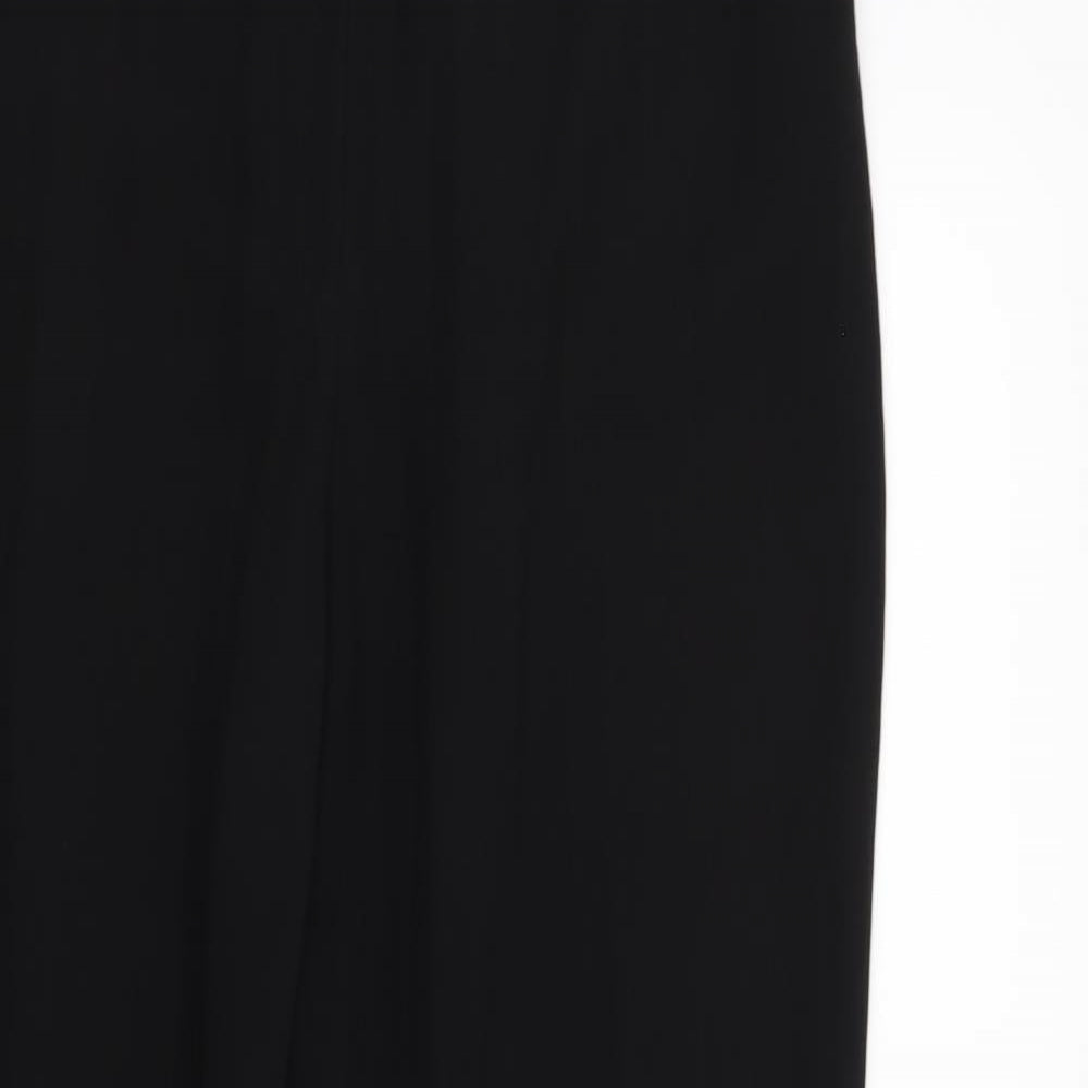 Womens UK Size 12 Marks and Spencer Regular Fit  Black Trousers