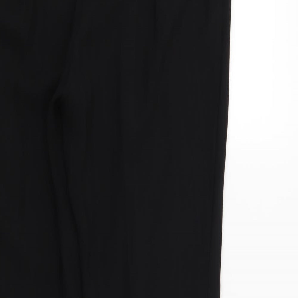 Womens UK Size 12 Marks and Spencer Regular Fit  Black Trousers