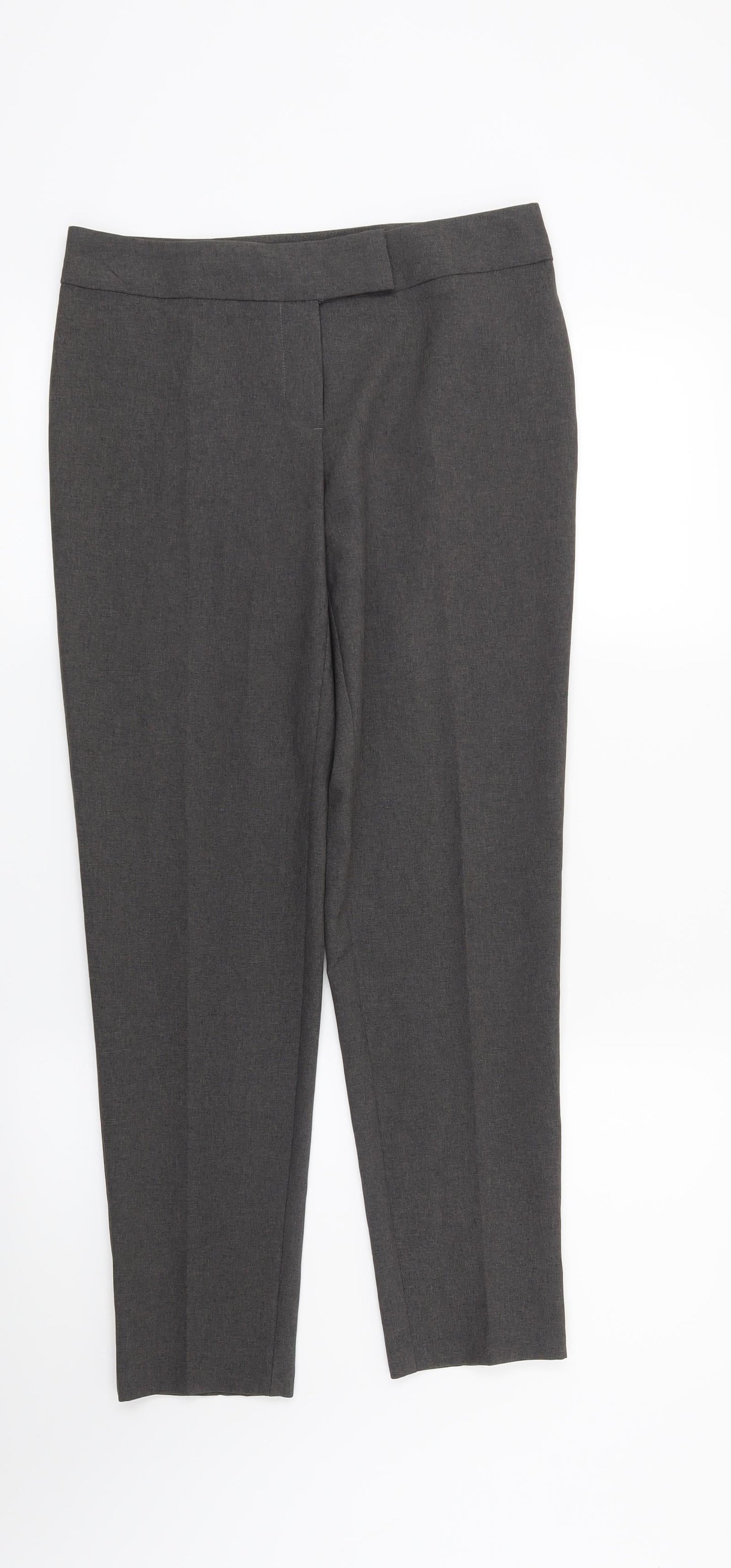 George Womens Grey   Trousers  Size 8 L27 in