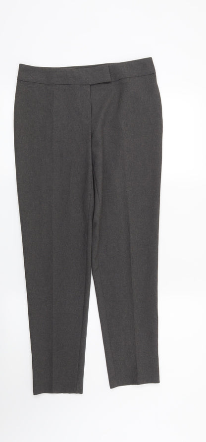 George Womens Grey   Trousers  Size 8 L27 in