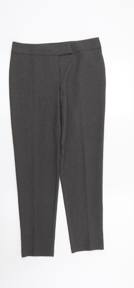George Womens Grey   Trousers  Size 8 L27 in