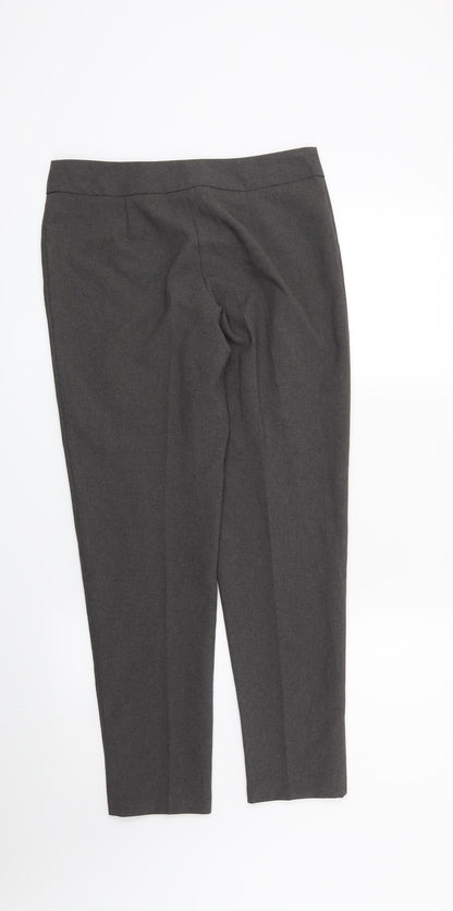 George Womens Grey   Trousers  Size 8 L27 in