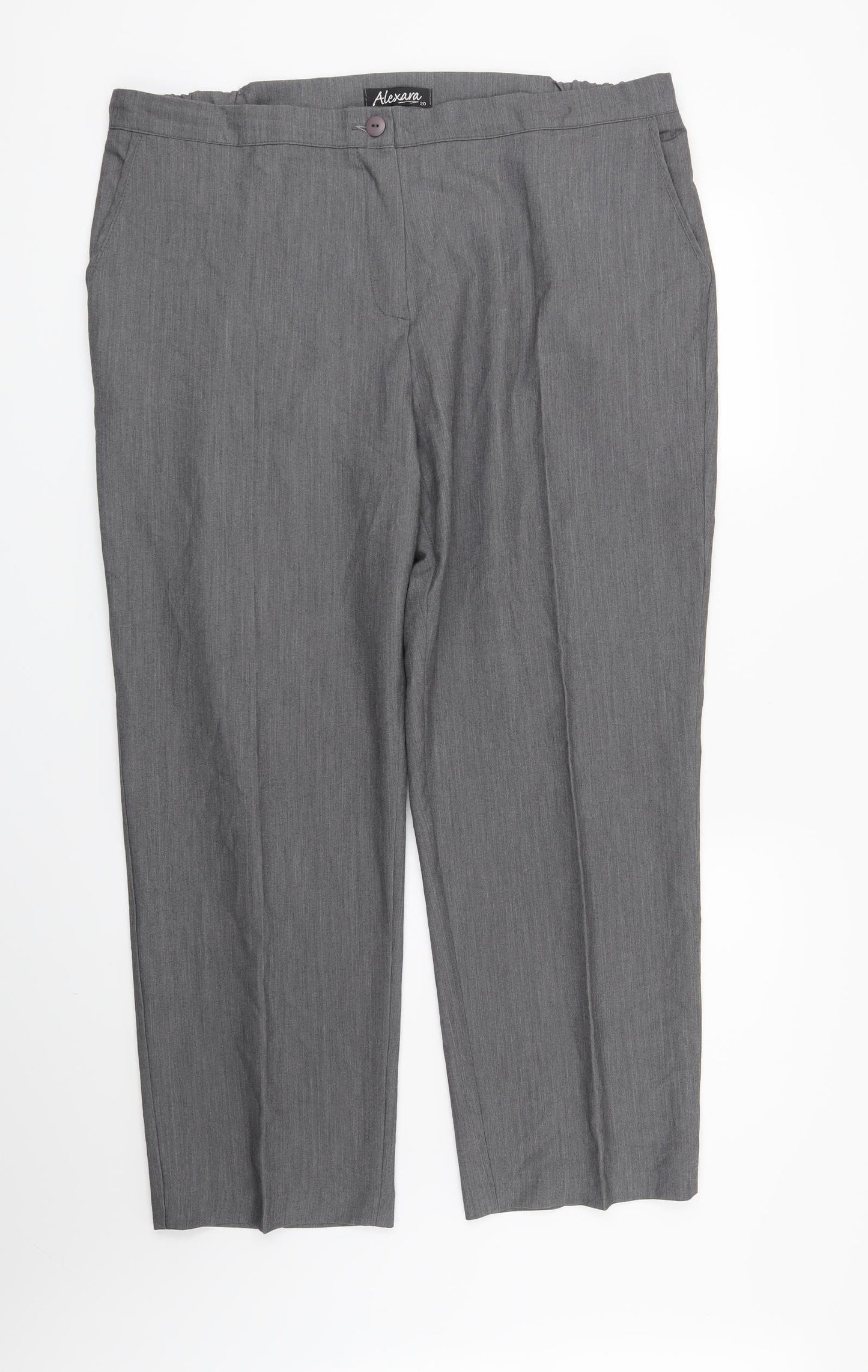 Womens UK Size 20 ALEXARA Regular Fit  Grey Trousers