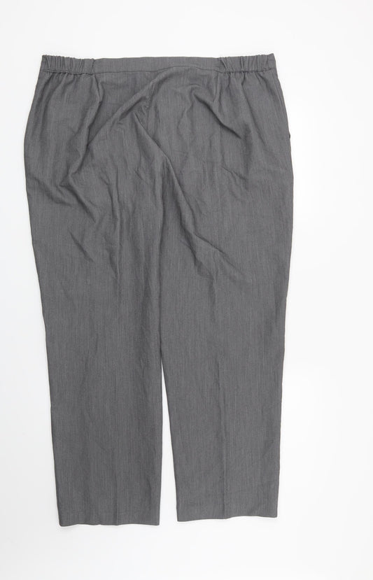 Womens UK Size 20 ALEXARA Regular Fit  Grey Trousers