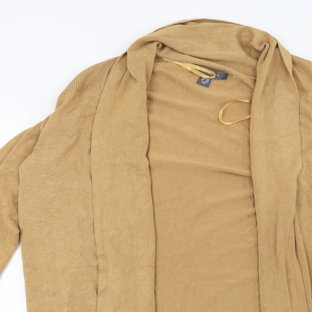 Primark Womens Yellow   Cardigan Jumper Size 12