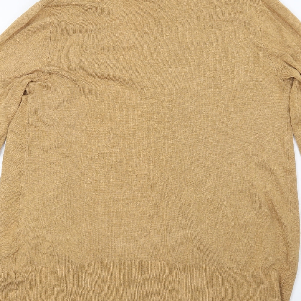 Primark Womens Yellow   Cardigan Jumper Size 12