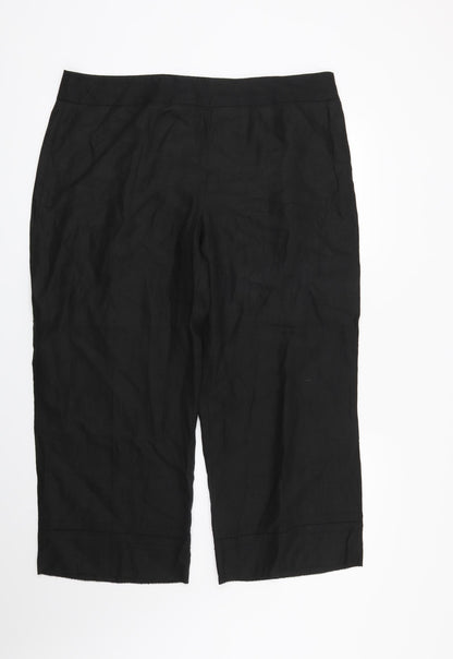 Womens UK Size 18 NEXT Regular Fit  Black Trousers