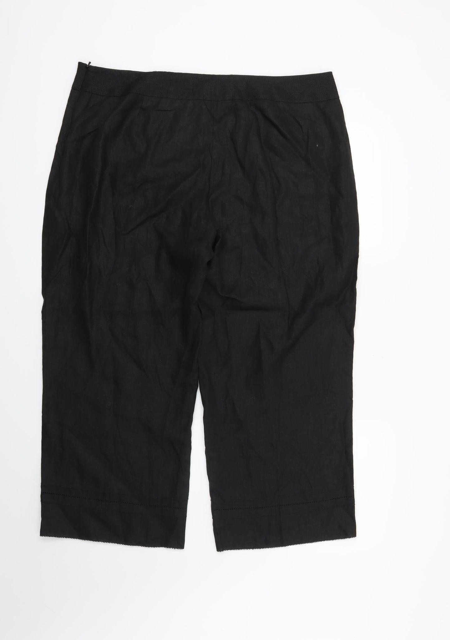 Womens UK Size 18 NEXT Regular Fit  Black Trousers