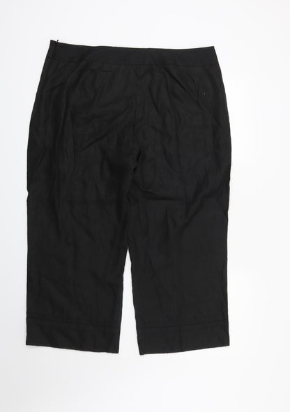 Womens UK Size 18 NEXT Regular Fit  Black Trousers
