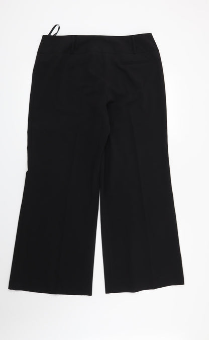 Womens UK Size 14 Dorothy Perkins Regular Fit  Black Trousers
