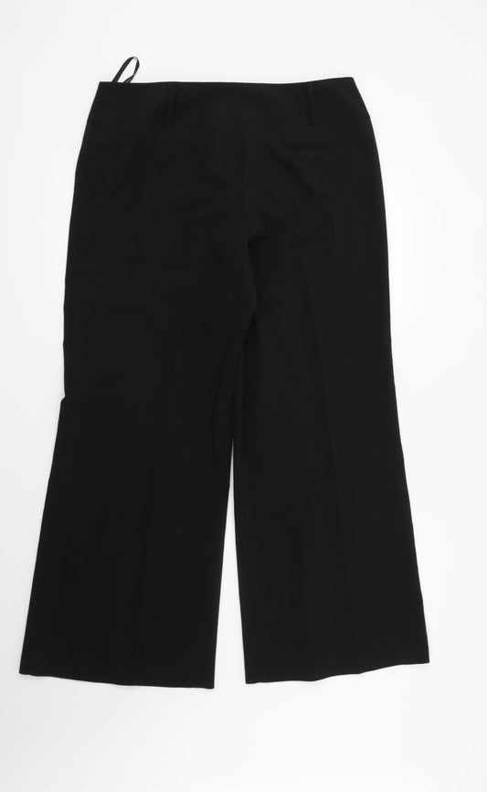 Womens UK Size 14 Dorothy Perkins Regular Fit  Black Trousers