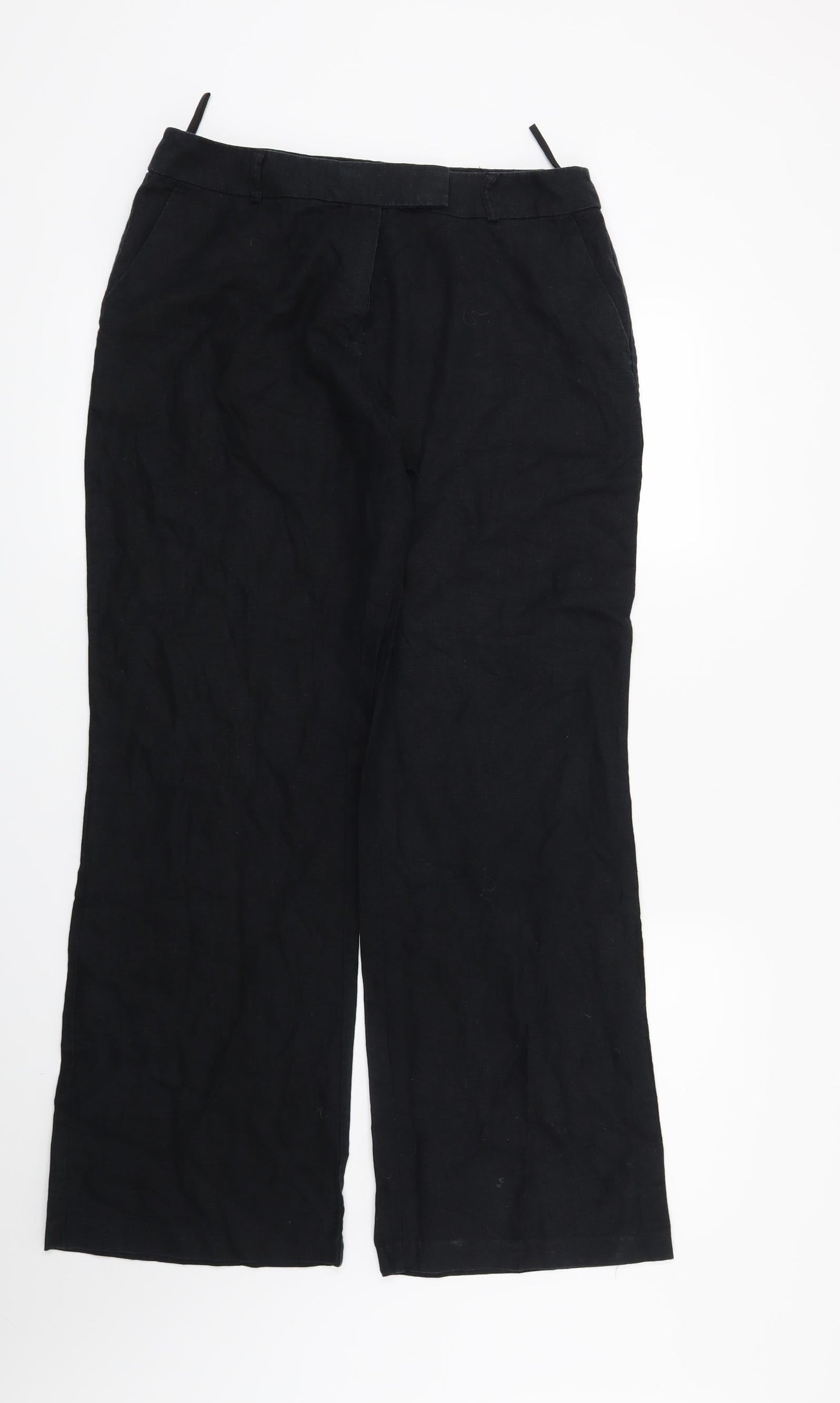 Womens UK Size 12 Marks and Spencer Regular Fit  Blue Trousers