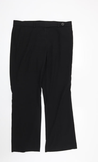 Womens UK Size 14 NEXT Regular Fit  Black Trousers