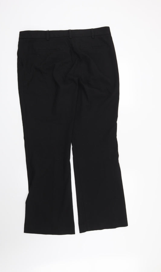 Womens UK Size 14 NEXT Regular Fit  Black Trousers