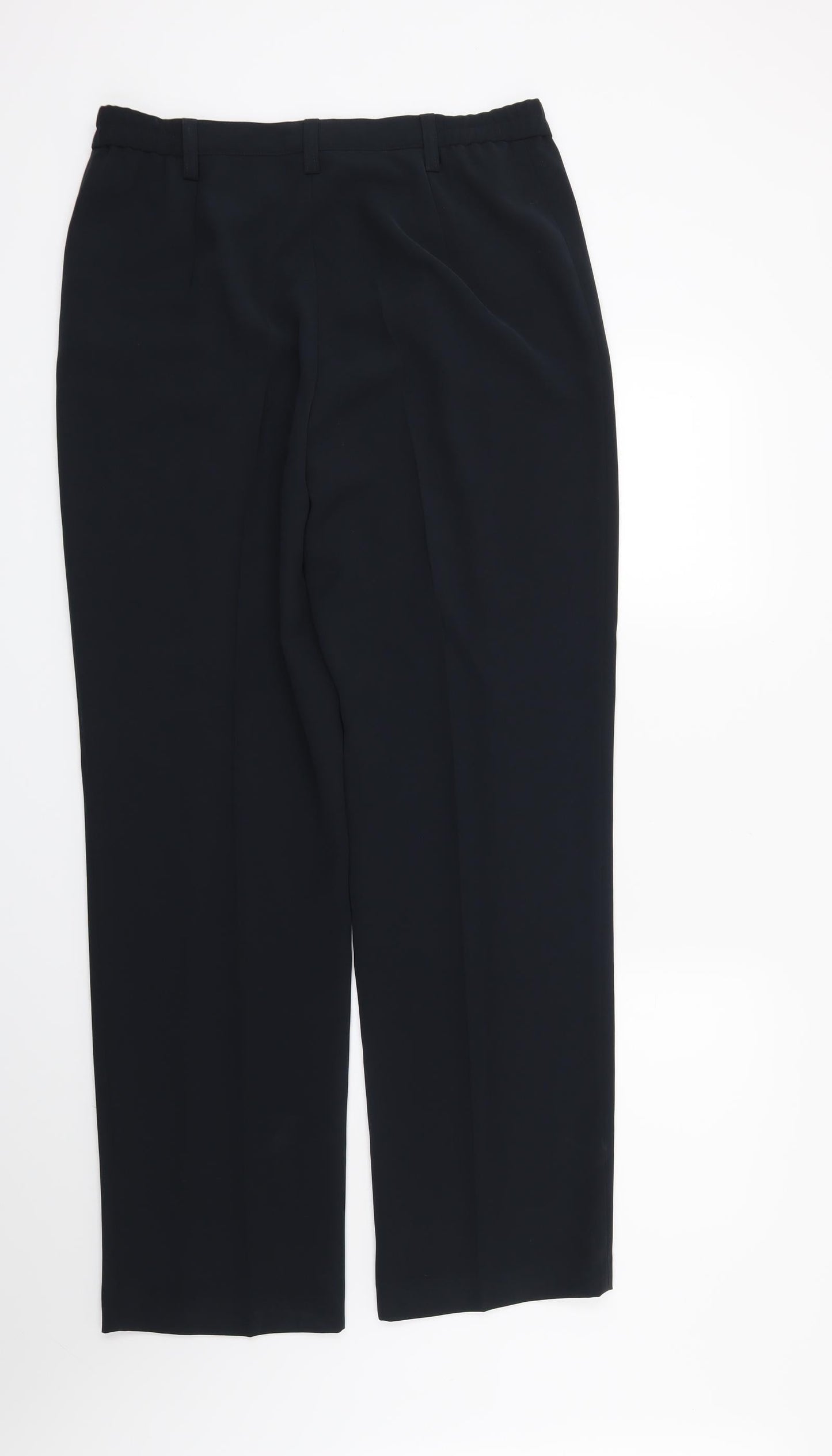 Womens UK Size 16 Preworn Regular Fit  Blue Trousers