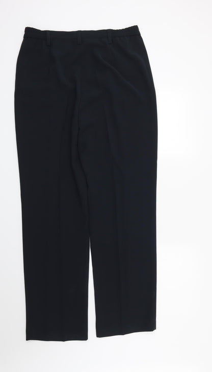 Womens UK Size 16 Preworn Regular Fit  Blue Trousers