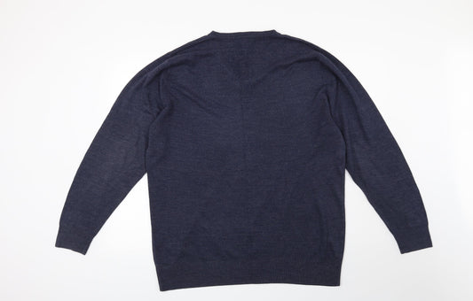 George Mens Blue   Pullover Jumper Size XL