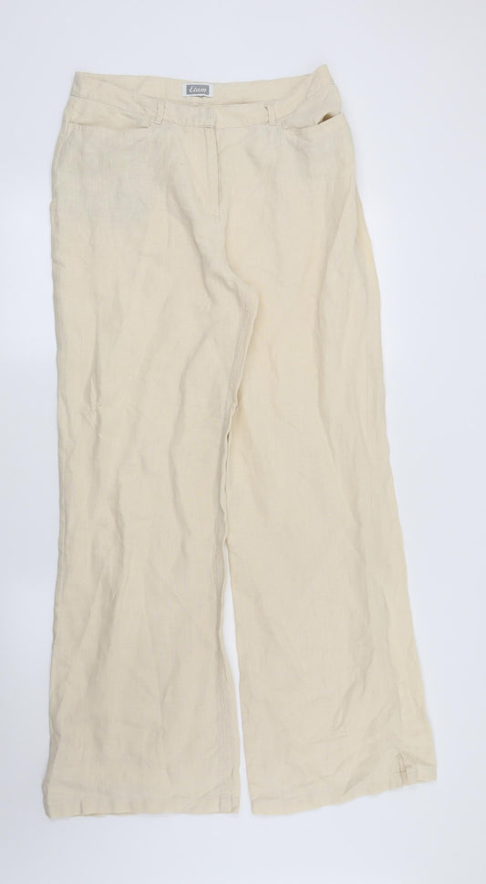 Womens UK Size 32 in Etam Regular Fit  Beige Trousers