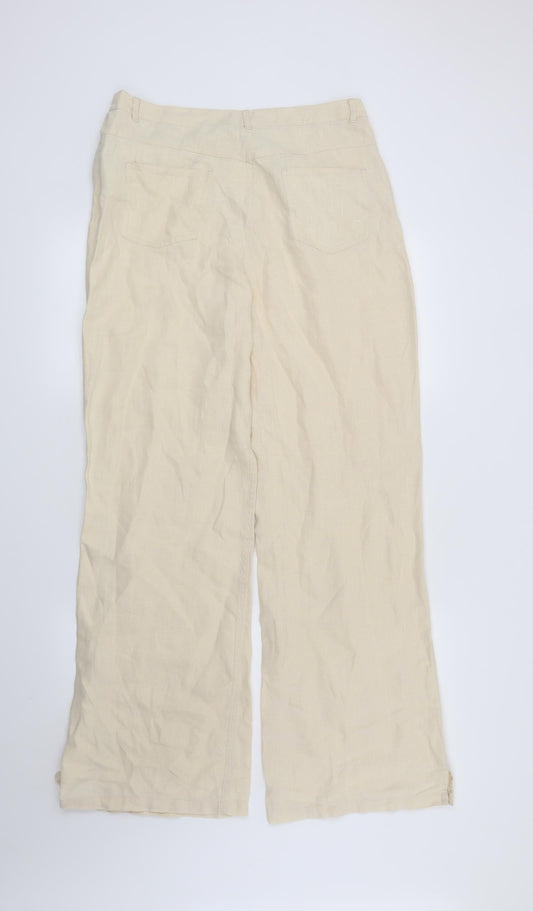 Womens UK Size 32 in Etam Regular Fit  Beige Trousers